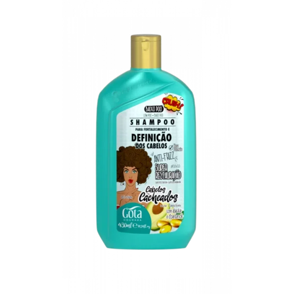 Gota Dourada Cabelos Cacheados Shampoo 430ml